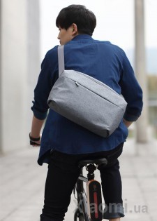 Сумка Xiaomi Runmi 90 Ninetygo Urban Simple Mail Bag Light Grey (Р31258)
